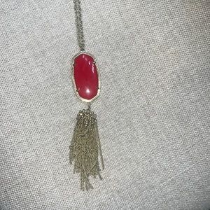 Long red Kendra Scott necklace